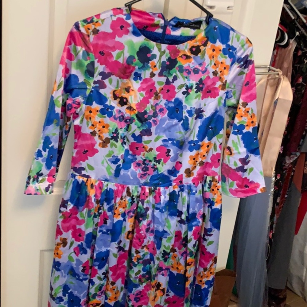 Floral Floor Length Gown
